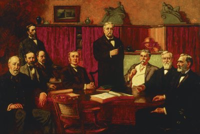 First Board of Trustees of the Detroit Museum of Art by Percy Ives